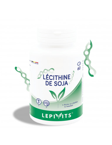 Lécithine de soja_60 capsules-LEPIVITS