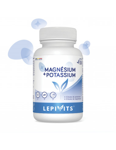 Magnésium+Potassium_120 gélules végétales-LEPIVITS