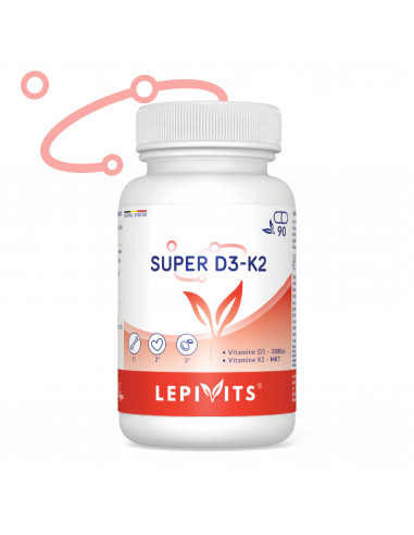 Super D3+K2_90 gélules végétales-LEPIVITS