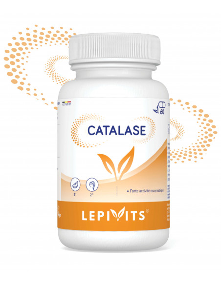 Katalase 60 capsules plantaardige -LEPIVITS Katalase 60 capsules plantaardige -LEPIVITS