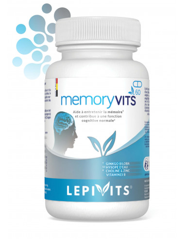Mémoryvits - 60 gélules pullulan LEPIVITS Mémoryvits - 60 gélules pullulan LEPIVITS