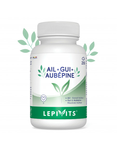 Ail-Gui-Aubépine_250 capsules-LEPIVITS Ail-Gui-Aubépine_250 capsules-LEPIVITS