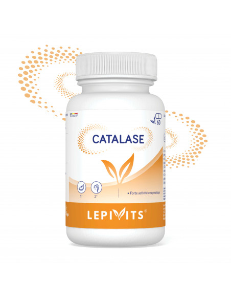 Katalase 60 capsules plantaardige -LEPIVITS Katalase 60 capsules plantaardige -LEPIVITS