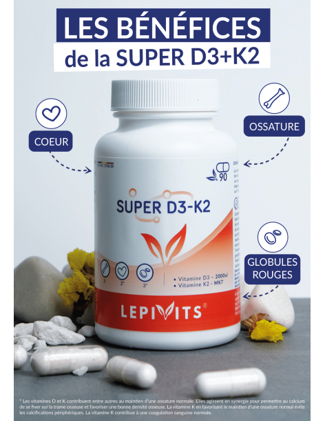 Super D3+K2_90 gélules végétales-LEPIVITS 2