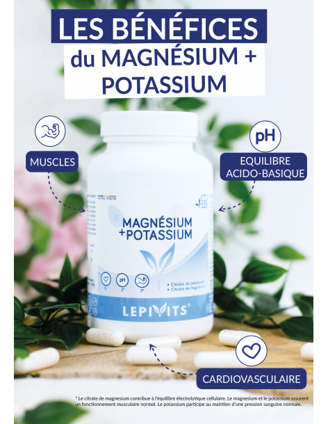 Magnésium+Potassium_120 gélules végétales-LEPIVITS 2