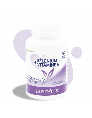 Sélénium+Vitamine E_60 comprimés-LEPIVITS