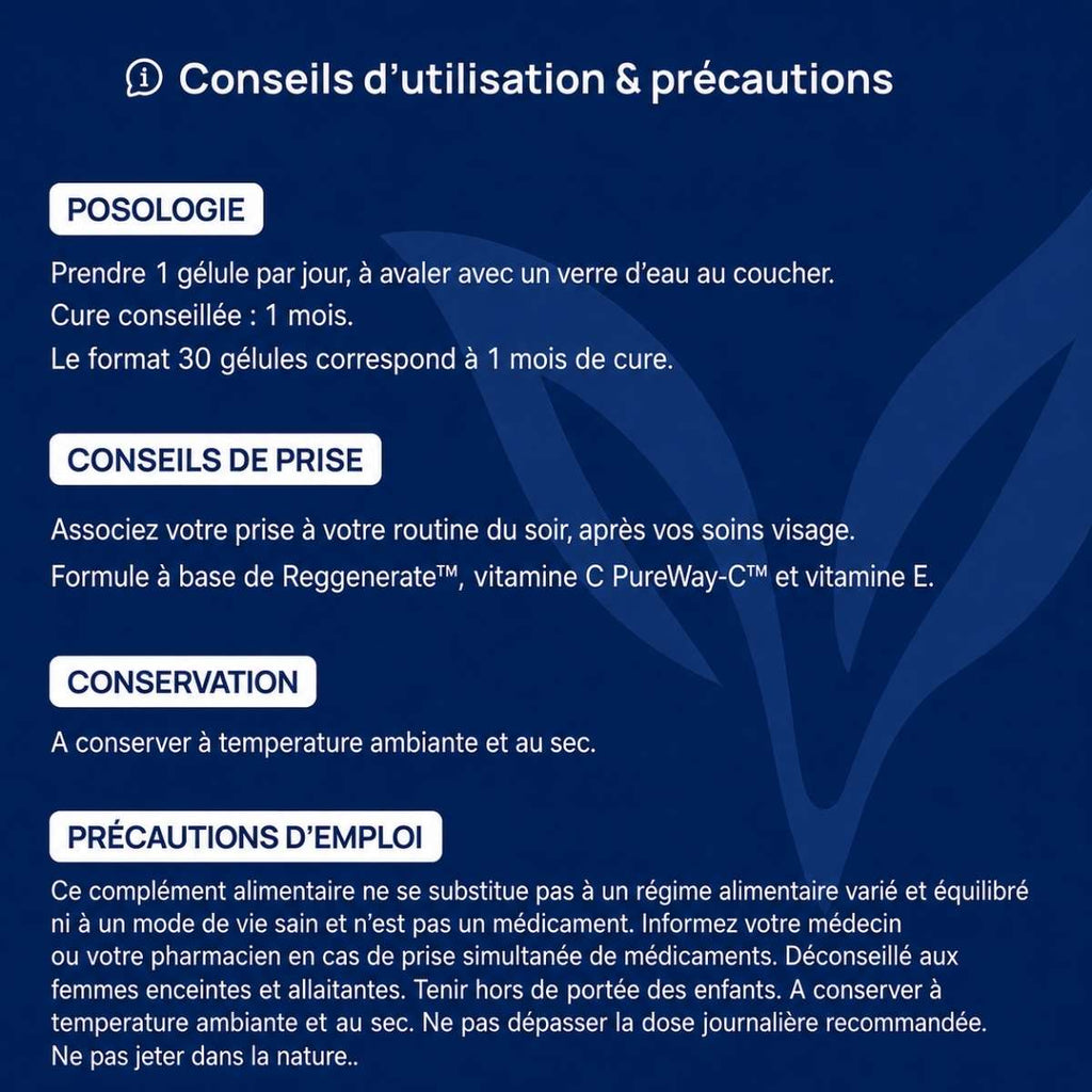 Conseils d'utilisation et précautions Dermavits Lepivits : posologie, précaution, conservation et mises en garde.