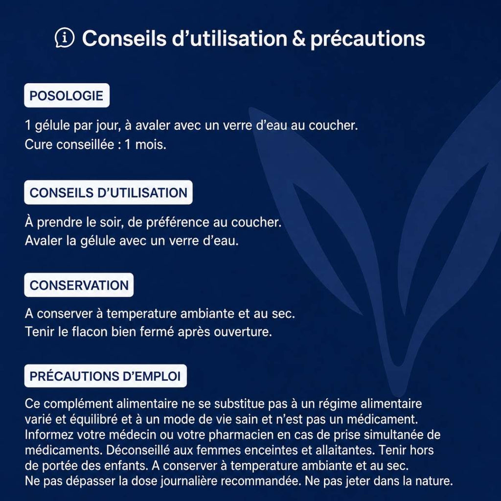 Conseils d'utilisation et précautions Somivits Lepivits : posologie, précaution, conservation et mises en garde.