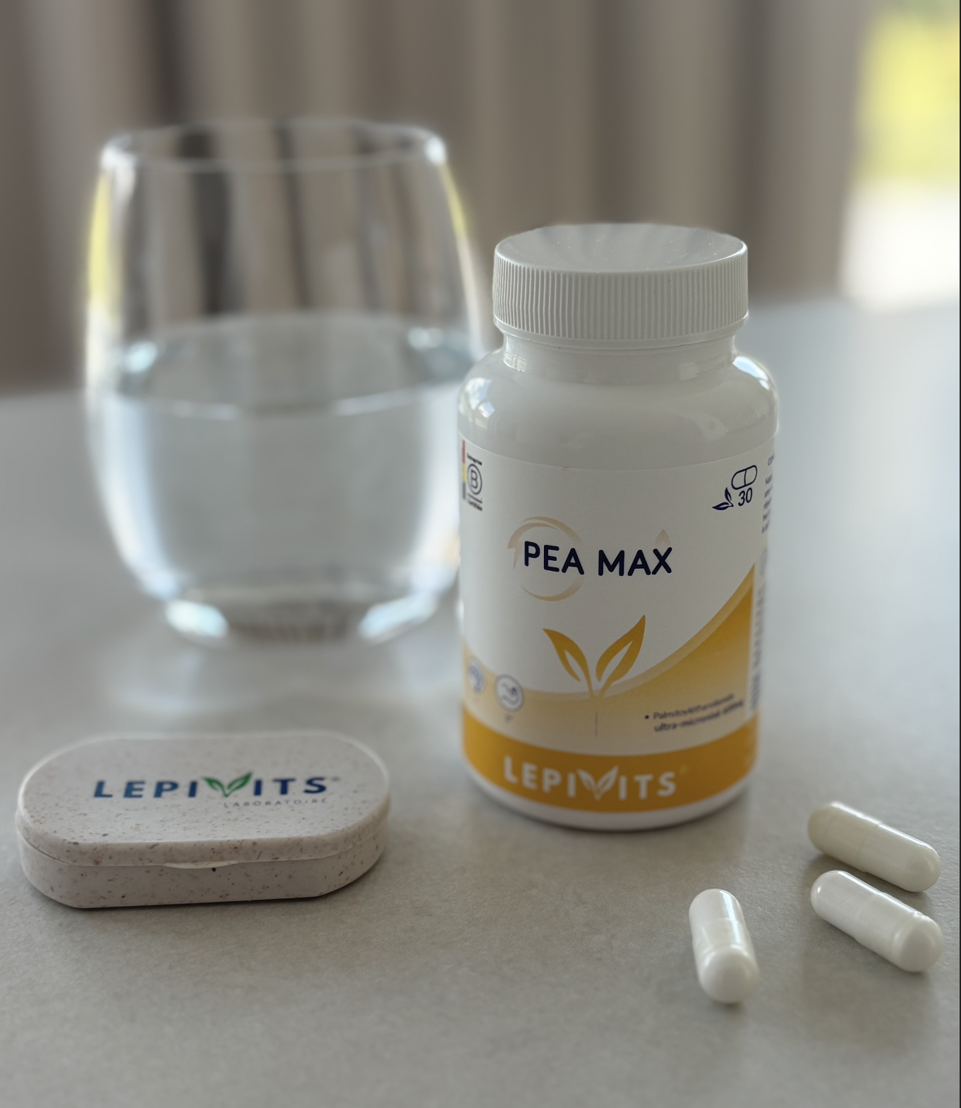 dosage recommande pea max 600mg par gelule