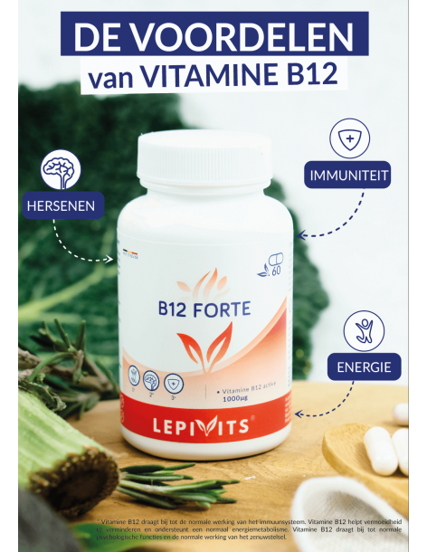 Vitamine B12 -  60 capsules Lepivits 2