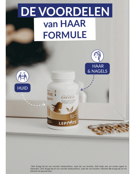Haarformule – 60 plantaardige capsules – LEPIVITS 2