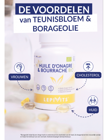 Voordelen TEUNISBLOEM & BORAGEOLIE
