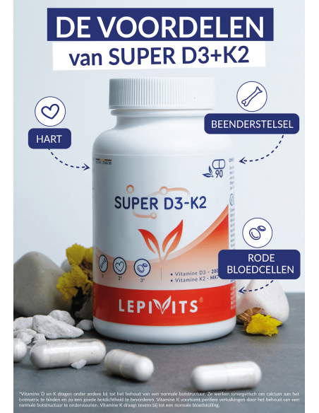 Voordelen Super D3+K2